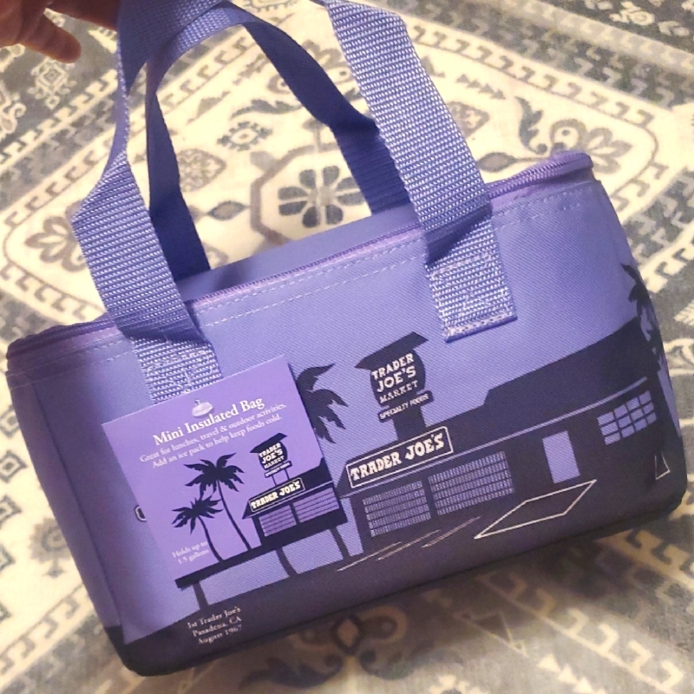 Trader Joe's Purple Mini Insulated Bag